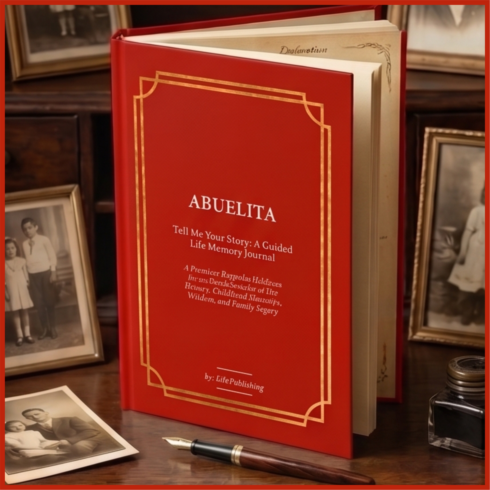 Abuelita Tell me Your Story, A Guided Life Memory Journal - View 4
